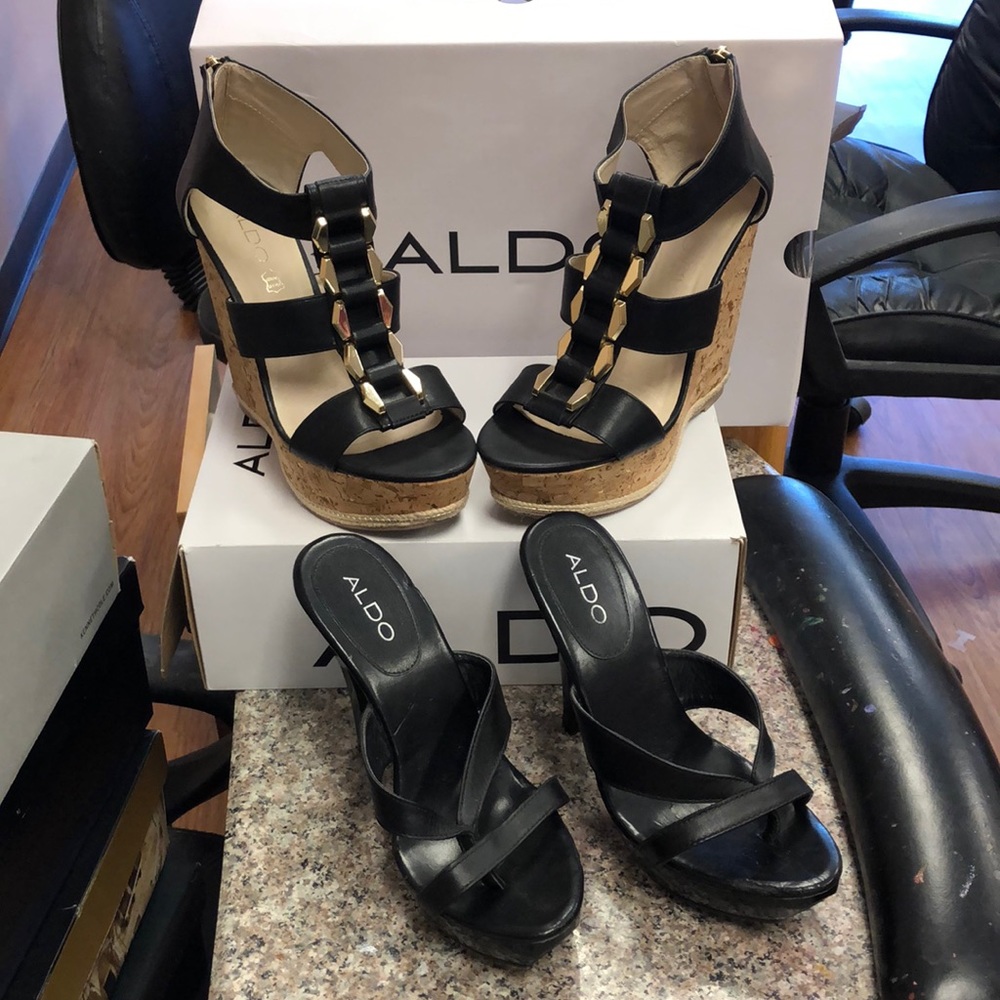 2 Pair Aldo Heels - Picture 1 of 6